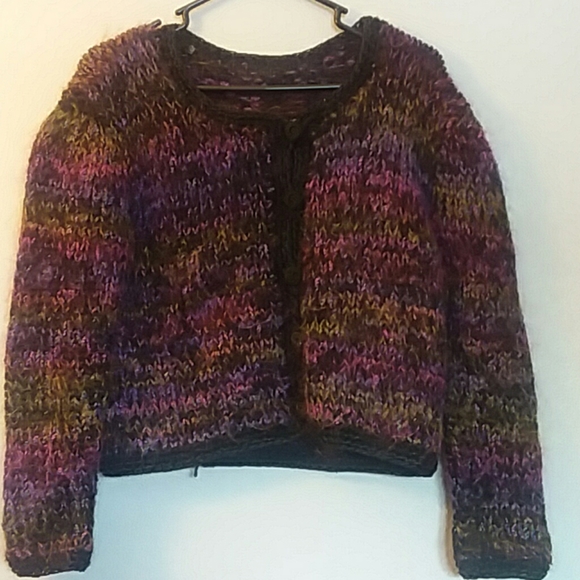 Women's dressy cardigan with coil buttons - Picture 3 of 3
